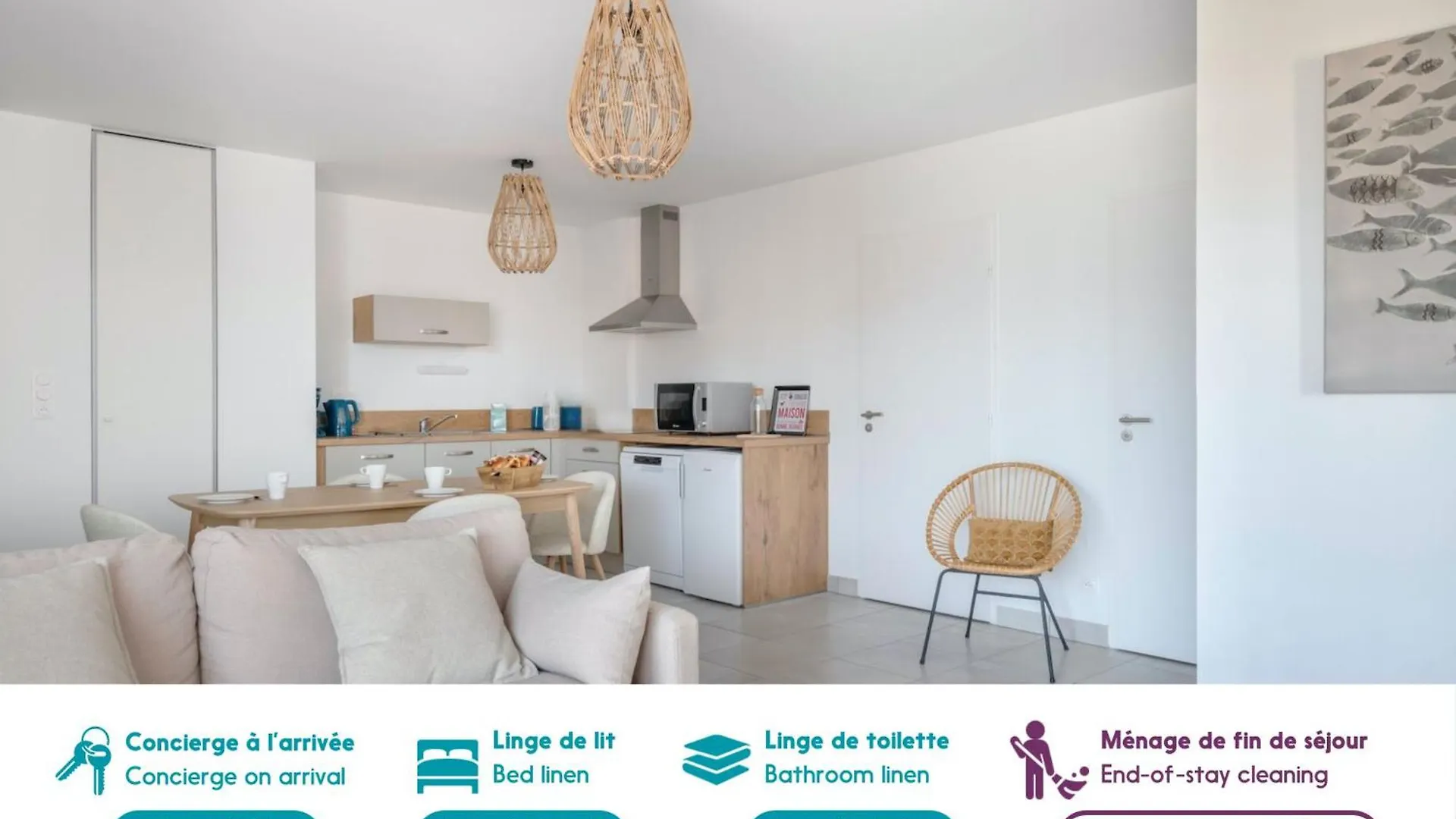 Bel Appartement Pour 6, Vue Mer, 50M Plage Pleneuf-Val-Andre